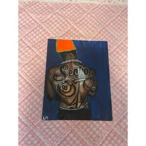 8x10 Pardison Fountaine orginal painting acrylic on canvas